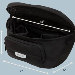 Black Men's Belt Bag